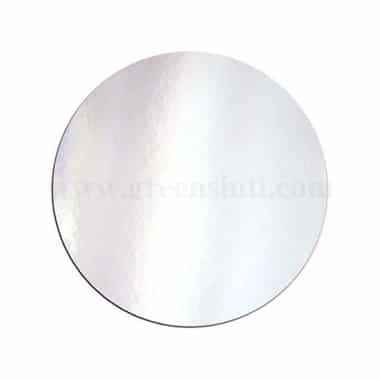 GREENS Cake Board Round Silver D 16 Inch H 3 mm