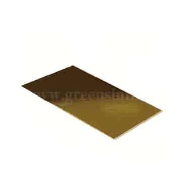 GREENS Cake Board Rectangle Gold L 14 Inch x W 5 Inch X H 3 mm