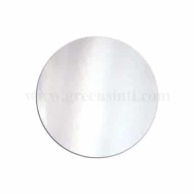 GREENS CHOICE Cake Board Round Silver D 6 Inch H 2 mm-25 Pcs