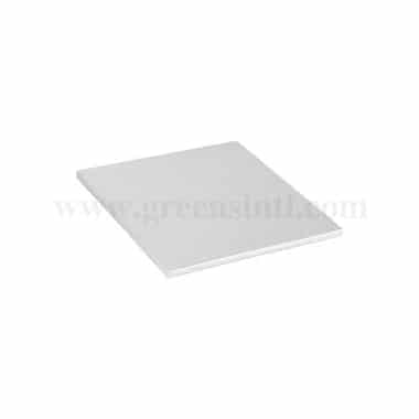 GREENS Cake Drum Silver Square D 13 Inch H 10 mm