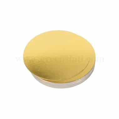 GREENS Cake Board Round Gold D 5 Inch H 2 mm