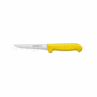 FISCHER BARGOIN Boning Knife Straight Back Yellow Handle 140 mm