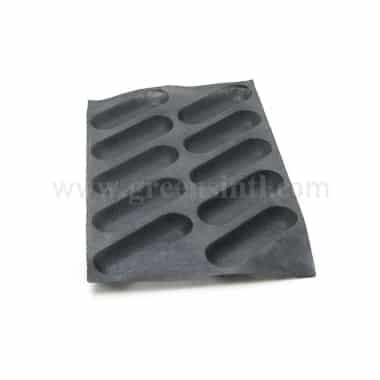MAE Baguettes mould 10 Indents 200x64x30 mm-10793