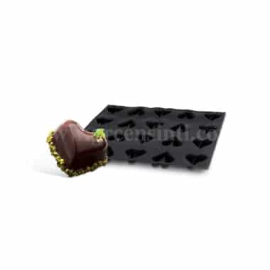 DEMARLE Flexipan Mini Rounded Hearts 41x38mm, 35 Indents