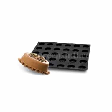 DEMARLE Flexipan Oval Savarins 70x50mm, 15 Indents