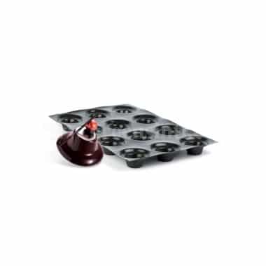 DEMARLE Flexipan Origine Crown Muffin, D. 108/51x44 mm -12 Indents