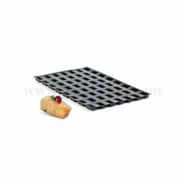 DEMARLE Flexipan Rectangular Bars, L50 mm x W25mm x D18 mm, 56 Indents
