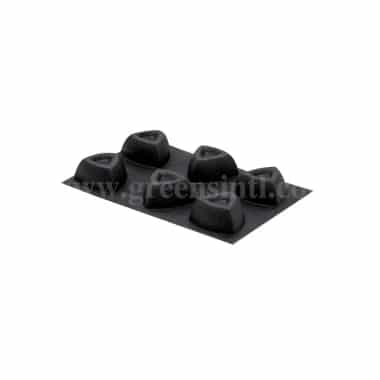 DEMARLE Flexipan Savarins Saphires 70x32mm, 6 Indents