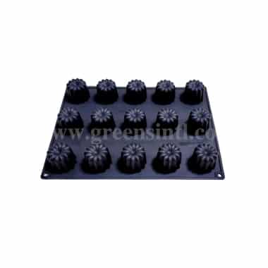 DEMARLE Flexipan Origine Canneles 53x50mm -15 Indents