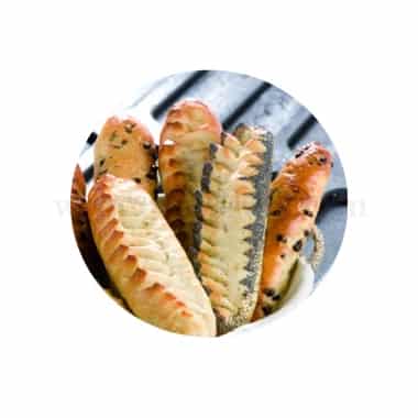 DEMARLE Flexipan Air Silform for Breads 224 x 52 x h 30 mm-10 Indents
