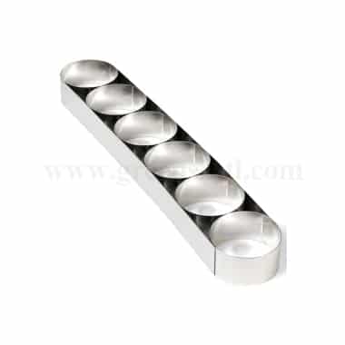 GOBEL Rail of 6 mousse rings 450 x 75 x 45 mm