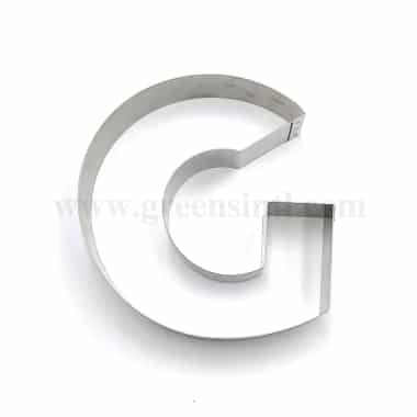 GOBEL Cake Ring Letter 'G' Shape 200 x 200 x h 45 mm
