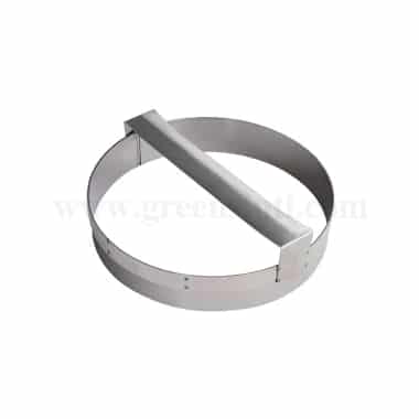 GOBEL plain round Cutter with handle Galette des Rois D220 x h42 mm