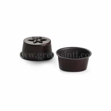 GOBEL Non-stick Star Bottom Aspic Oval Mould 75x56xh36mm