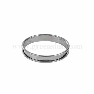 GOBEL Stainless steel Tart ring rolled edges D 160 x h 20 mm