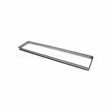 GOBEL Rectangular Tart Ring Rolled Edges 550 x 110 x h20mm