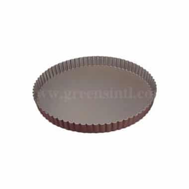 GOBEL Non-stick Round fluted pie dish D240/230 x h25 mm