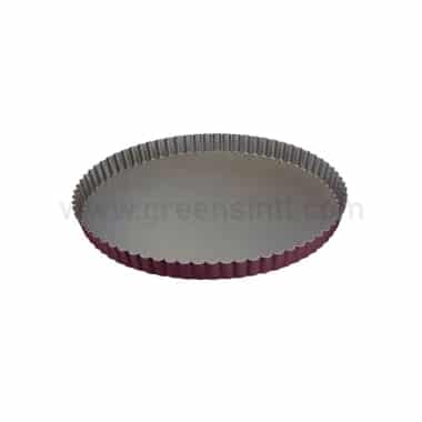 GOBEL Non-stick Round fluted pie dish D300/280 x h25 mm