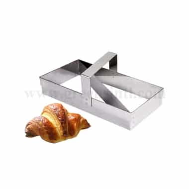 LOUIS TELLIER Stainless steel Large croissant cutter 200 x 100 x 90 mm
