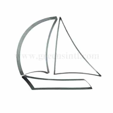 GOBEL Cake Ring Boat Shape 3 Parts-320 x 300 x h 45 mm