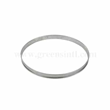 GOBEL Stainless  Steel Deep Tart ring with rolled edges D 240x h 27 mm