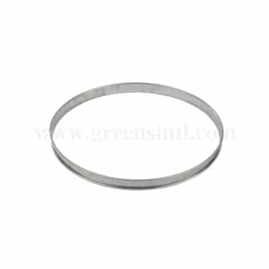GOBEL Stainless  Steel Deep Tart ring with rolled edges D260 x h27 mm