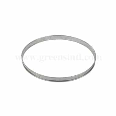 GOBEL Stainless  Steel Deep Tart ring with rolled edges D 280 x h 27 mm