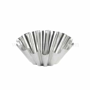 GOBEL Tin Brioche large ribs flat bottom D 140/73 x h 48 mm