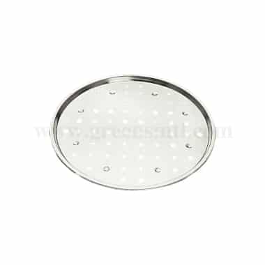 GOBEL Perforated pizza plate with feet tinplate D 300/290 mm
