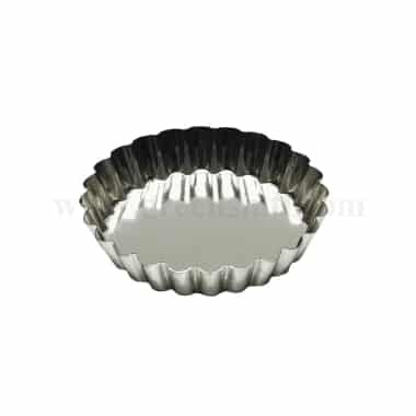 GOBEL Round fluted tartlet fixed base D70/60 x h10 mm