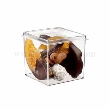 SOLIA Cube Transparent / Dessert Cups 44 x 44 x 43mm - 70 ml-200 Pcs