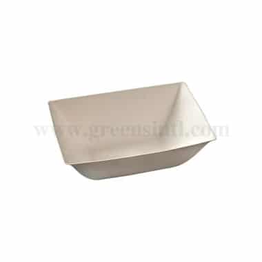 SOLIA Imagine Deep Plate Sugarcane Pulp 170 x 125 x 55mm-100 pcs