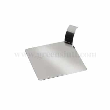 SOLIA Square Palet Dish Silver Metallized 80 x 80 x 20 mm-100 Pcs