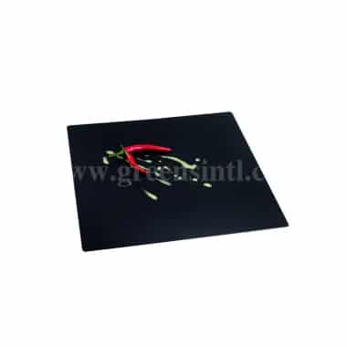 SOLIA Fluid Plate Black 130 x 120 x 11 mm