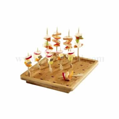 SOLIA Laminated Bamboo Board for Skewers 250 x 200 x 26 mm