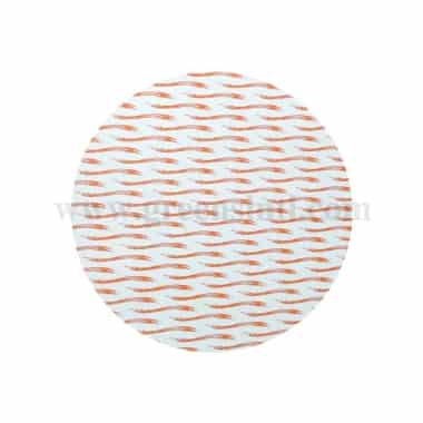 GREENS CHOICE Chocolate Transfer Sheet Orange Waves 250 x 350 mm-50 Sheets