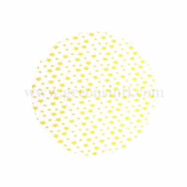 GREENS CHOICE Chocolate Transfer Sheet Star Pattern Yellow 250 x 350 mm-50 Sheets