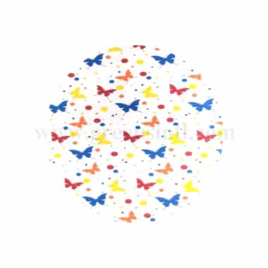 GREENS CHOICE Chocolate Transfer Sheet Butterflies Blue, Red, Gold and Orange 250 x 350 mm-50 Sheets