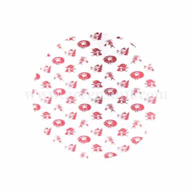 GREENS CHOICE Chocolate Transfer Sheet Christmas Red 250 x 350 mm-50 Sheets