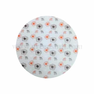 GREENS CHOICE Chocolate Transfer Sheet Floral Orange White and Brown 250 x 350 mm-5 Sheets