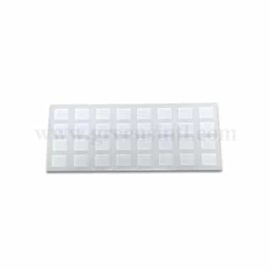GREENS CHOICE Chocolate Decorations Stencil-Square 30 x 30 mm-24 Indents