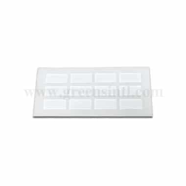 GREENS CHOICE Chocolate Decorations Stencil-Rectangular 70 x 30 mm-12 Indents