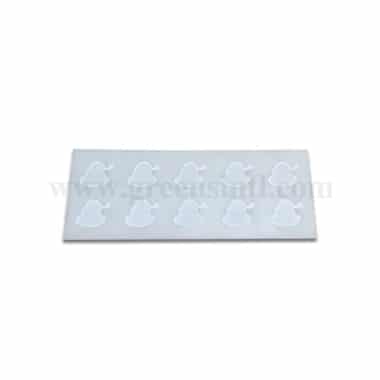 GREENS CHOICE Chocolate Decorations Stencil-Santa Face 50 x 45 mm-10 Indents