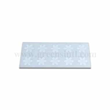 GREENS CHOICE Chocolate Decorations Stencil-Snowflake 50 x 45 mm-10 Indents