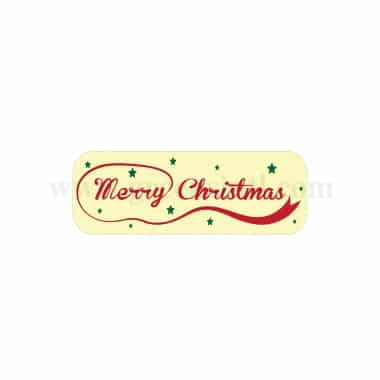 GREENS CHOICE Chocolate Transfer Sheet Merry Christmas Red and Green 70 x 20 mm-20 graphics- 5 Sheets