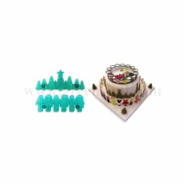 JEM Christmas Tree & Children Border Cutter Set
