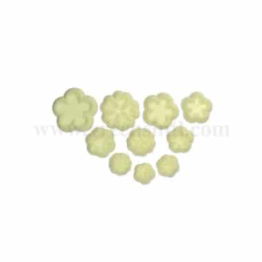 JEM Floral Cutters - Small Daisy/Blossom & Primula Set of 10