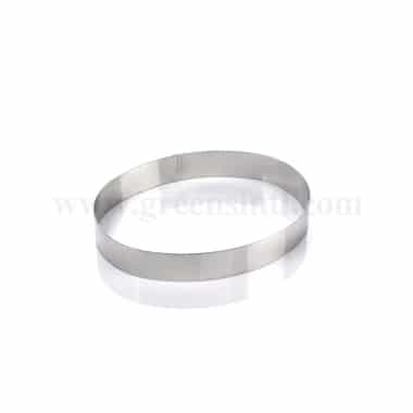MARTELLATO Stainless steel Round Oval Band 205 x 155 xh 40 mm