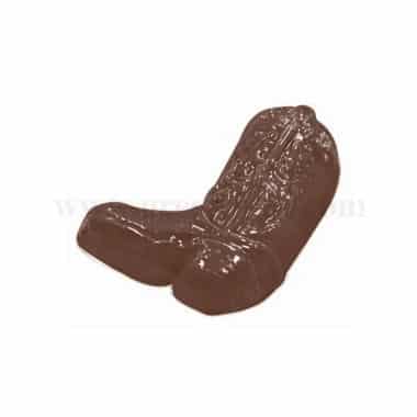 MARTELLATO Thermoformed Chocolate Mould Cowboy Boot 45x35 x h 15mm