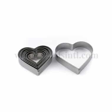MARTELLATO Heart-shaped pasta cutter Set of 7